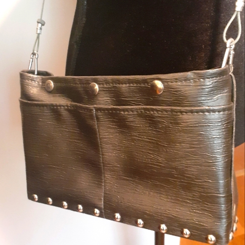 Silver/chrome Modern Upcycled Bag